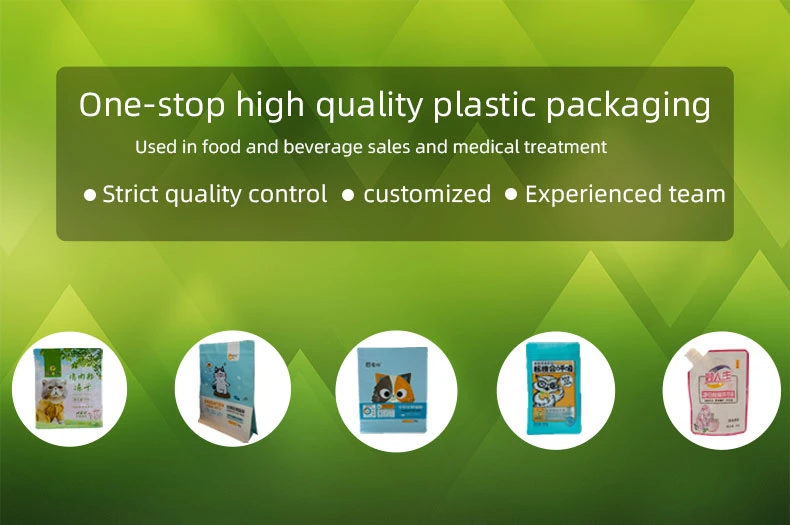 Custom Manufacturer Wholesale 15kg Plastic Bag Dog Food Bag Pet Packaging