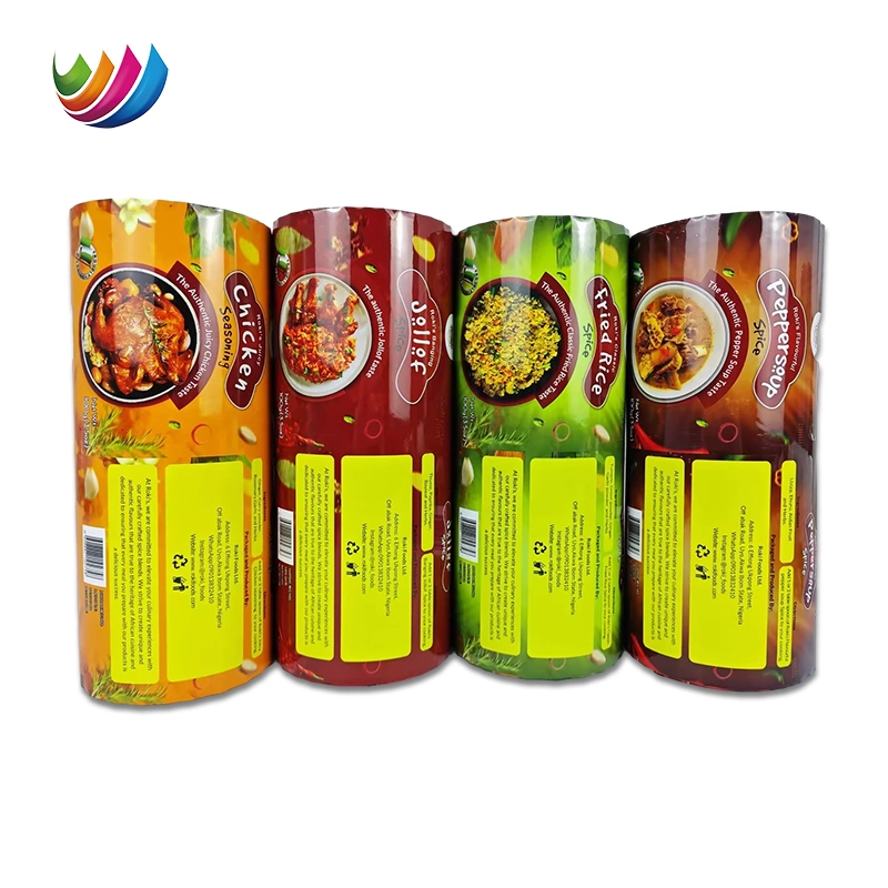 OEM Custom Printing Aluminum Foil Roll Film Sauce Sachet