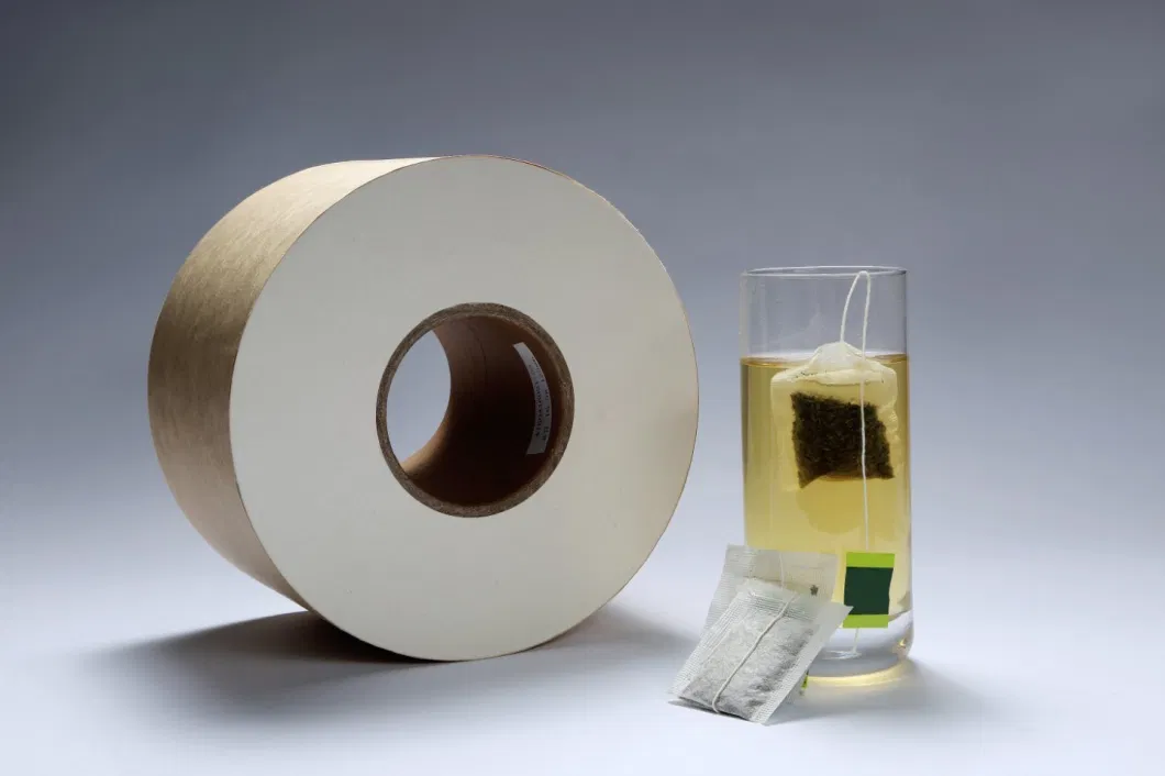 Heat Seal HS Filter Paper for Tea Bag Rolls Thermal Paper Filter 16.5GSM 21GSM Heat Sealable Teabag Filter Paper