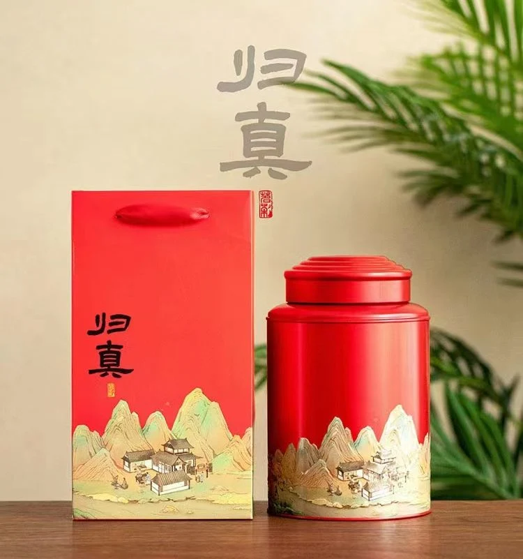 2024 Hot Sale Custom Luxury Irregular Shaped Metal Tea/Food/Gift Tin Box Packaging