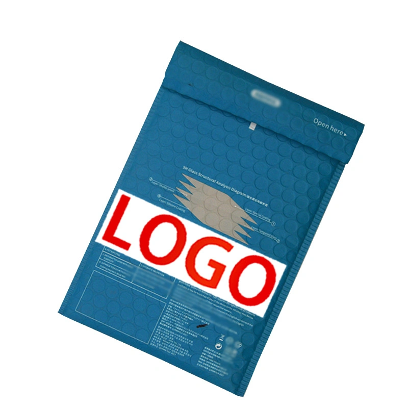Wholesale Custom Padded Envelope Custom Printed Matte Black Bubble Mailers with Logo Shipping Bags for Clothing
