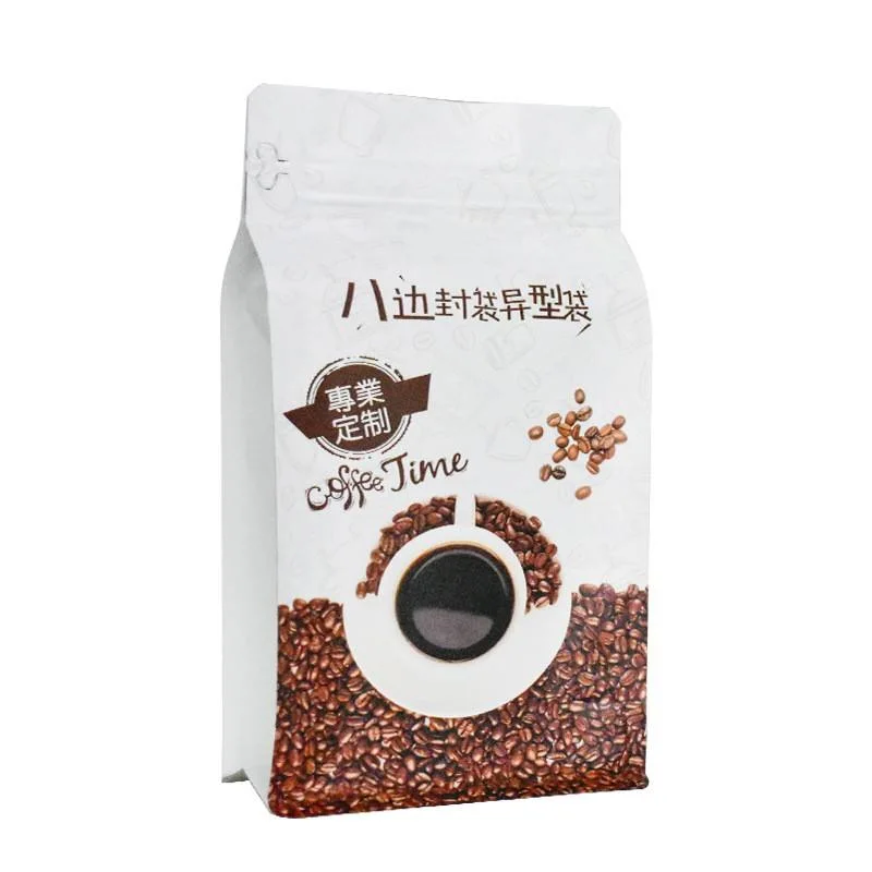 Free Custom Logo Laminated Plastic Matte Black Stand up Pouch Aluminum Foil Coffee Packaging Bag with Valve