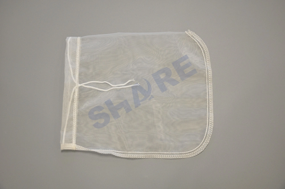 400 Microns Nylon Mesh Filter Bag with 11 Inch Drawstring, 15 Inch Length