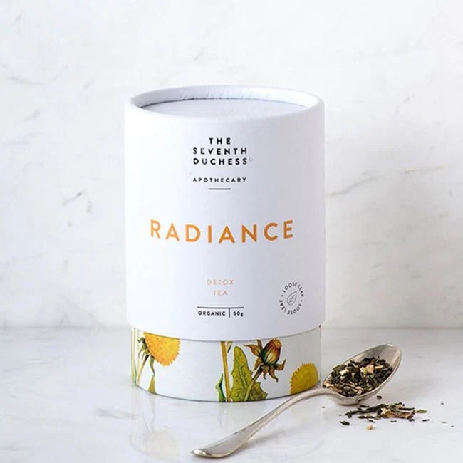 100% Biodegradable Food Grade Cardboard Cylinder Box Tea Paper Tube for Packaging