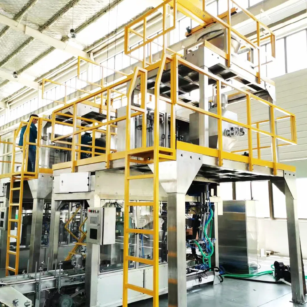 Automatic Powder Weigh Filling and Sealing Machine Big Bag Large Packaging of Oxalic Acid Pouch Packing Machine Bagging Machine Chemical Powder Packaging Machin