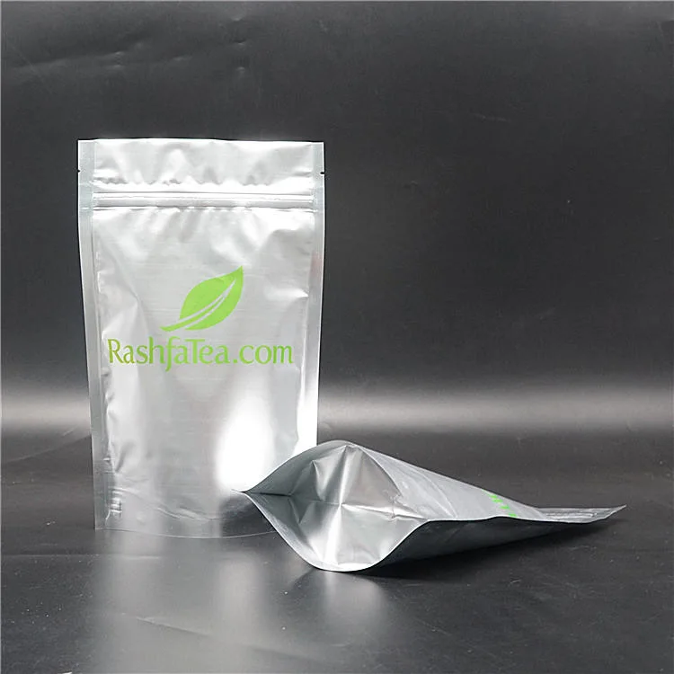 Custom Design Foil Matte Doypack Mylar Bags Printed Package for Food Packaging for Loose Tea Green Tea Bag