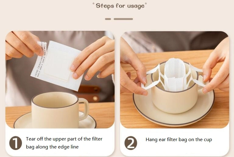 Disposable Food Grade Filter Heat Seal Filter Paper for Coffee Tea Paper Filter Bag