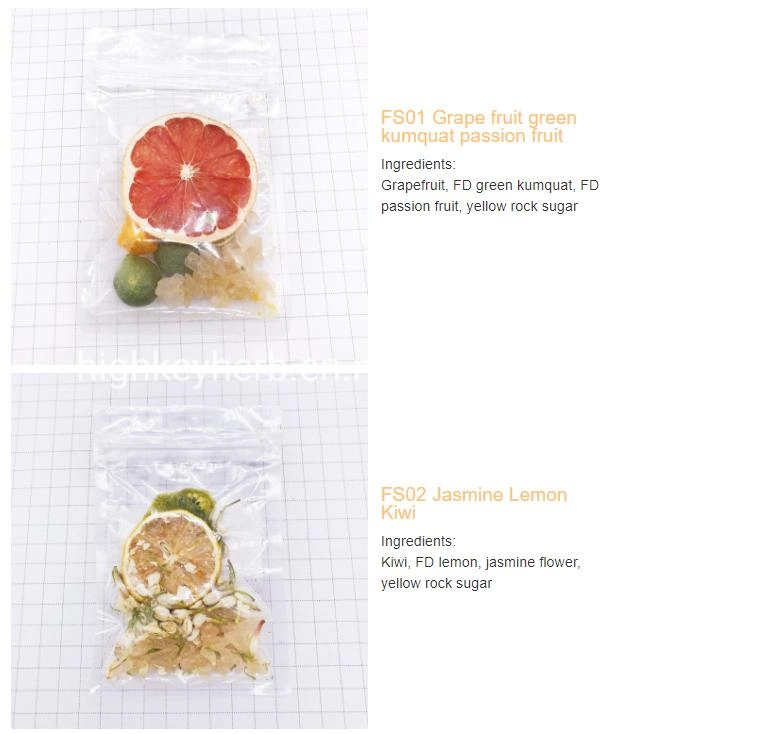 Wholesale Individual Pack Dry Kumquat Fd Passion Fruit Hawthorn Lemon Slices Mix Bag Dried Fruits Tea