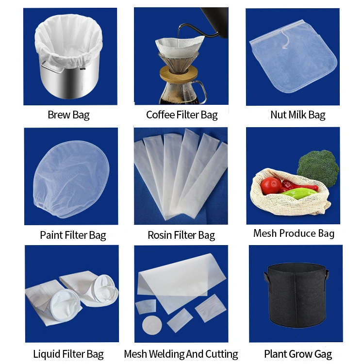 5 25 50 100 300 Micron Polyester Nylon PP Liquid Filter Bag