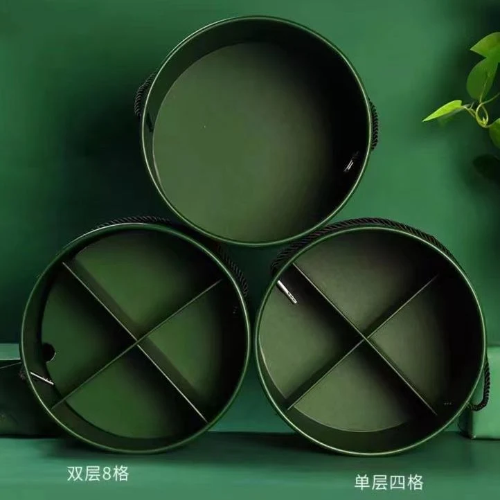 Custom Printing Round Metal Buckets Cookies Can Box Packaging for Food Bucket