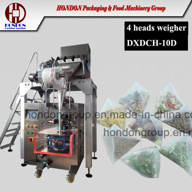 Loose Leaf Tea Packing Machine with Electric Weigh-Er (DXDK-10D)