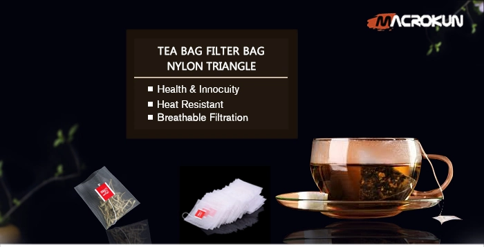 Empty Nylon Pyramid Tea Bags Empty Tea Filter Bag for Sale