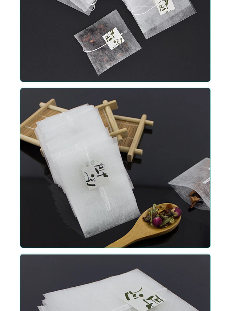 75 X 90mm 25g Eco-Friendly PLA Corn Fiber Teabag with Label