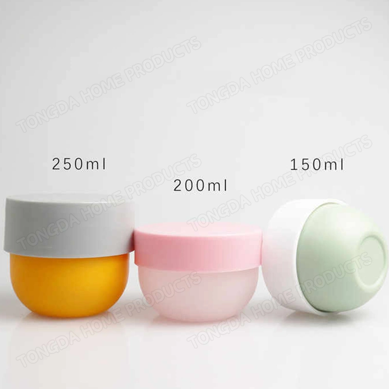 Professional Manufacturers Produce Private Label Cute Pink Plastic Cosmetic Jar for Powder