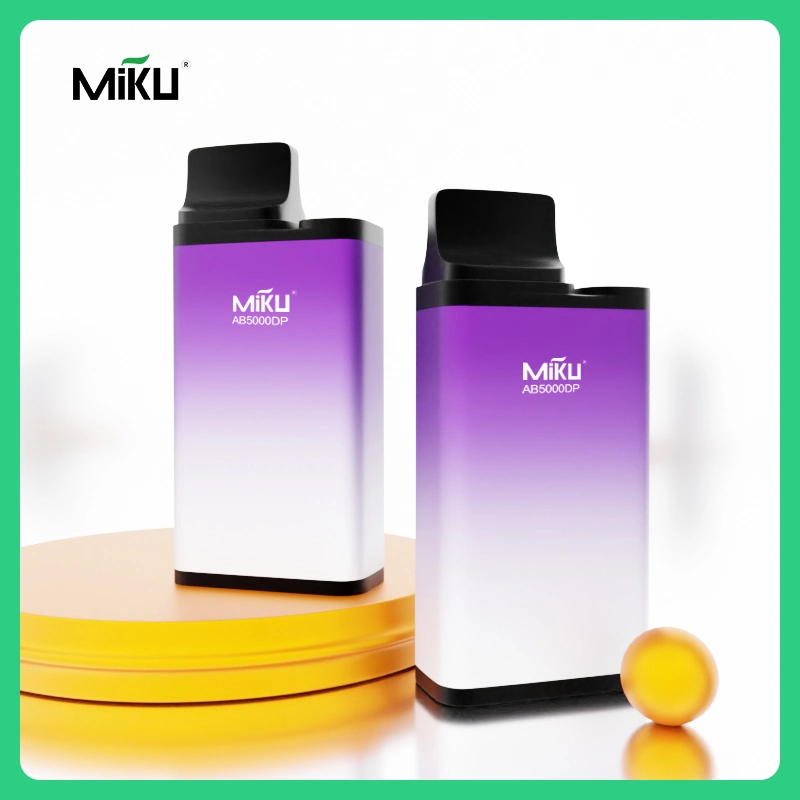 Wholesale Miku Puff Bar 5000puffs Ecig 10 Ml Liquid Capacity 500mAh Battery Rechargeable Type-C