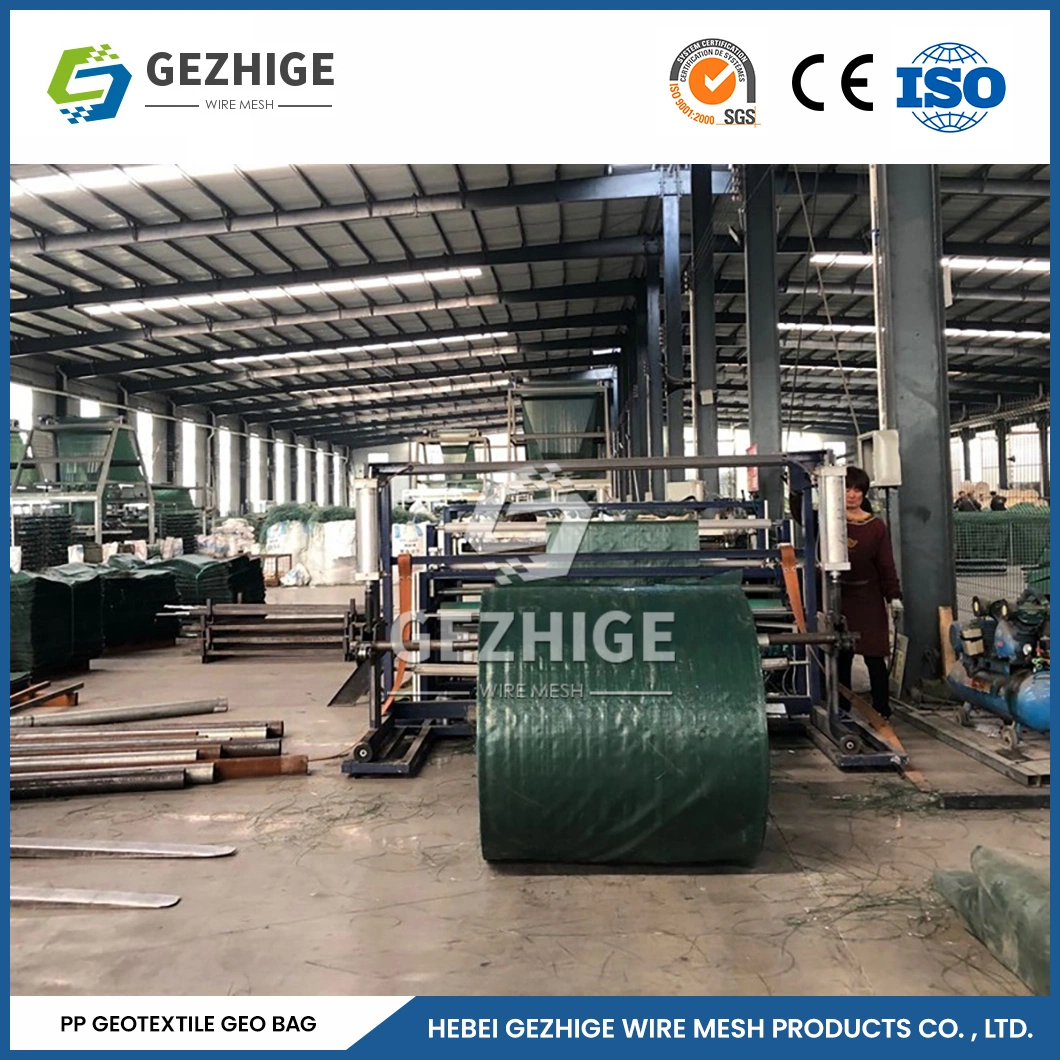 Gezhige 4.0mm Wire Thickness PVC Coated Gabion Wire Mesh Manufacturing 4.0*1.0*0.5 M Retaining Wall Gabion Net China Wear-Resistant High-Strength Gabion Bag