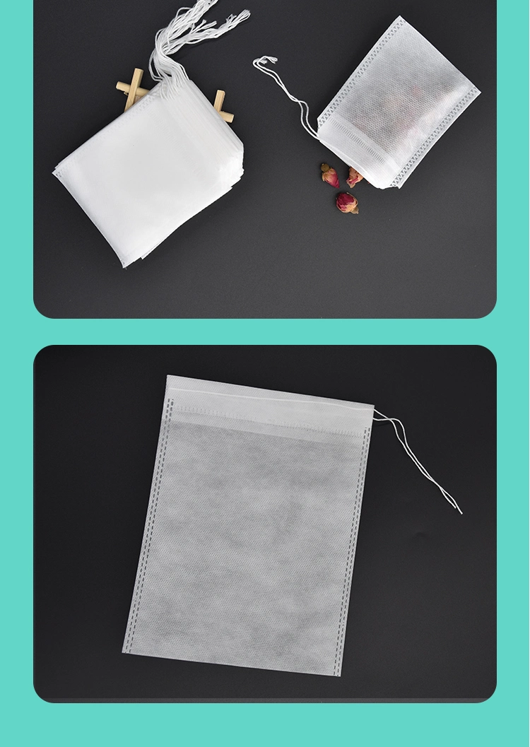 160 X210mm Non-Woven Fabric Food Grade Biodegradable Bags with Strings