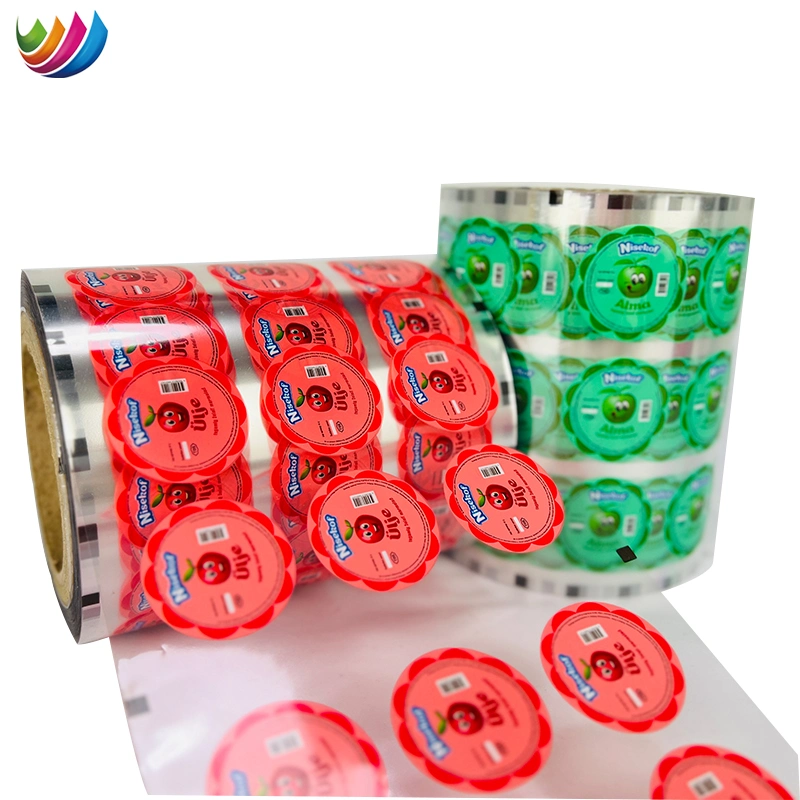 Customized Transparent Food Grade Bubble Tea Milk Juice Beverage Packaging Cup Lip Sealing Roll Film