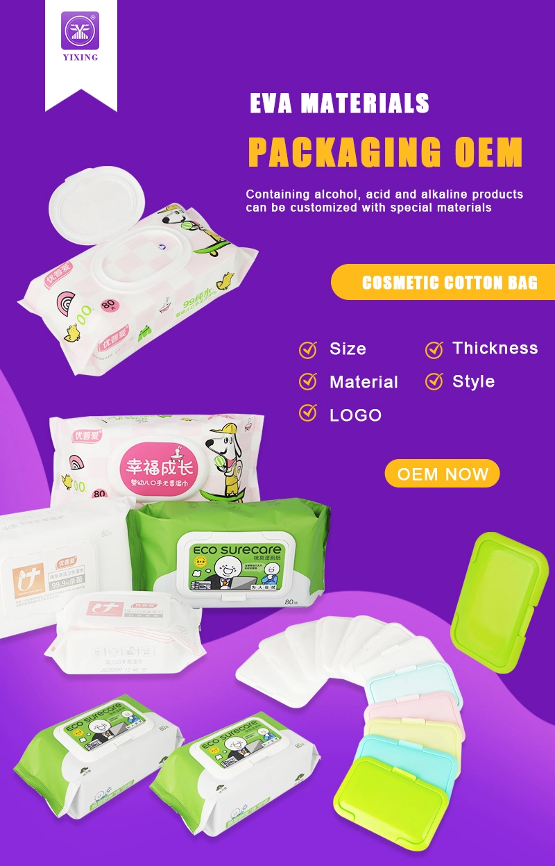 Yixing Infant Pocket Wipes Logo Disinfecting Wet Wipes Empty Bag