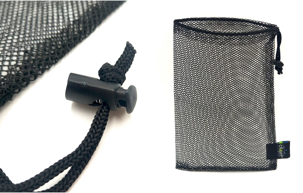 100 Micron Aquarium Nylon Mesh Bags with Plastic Zipper Fish Tank White/Black Net Filter Media Bags