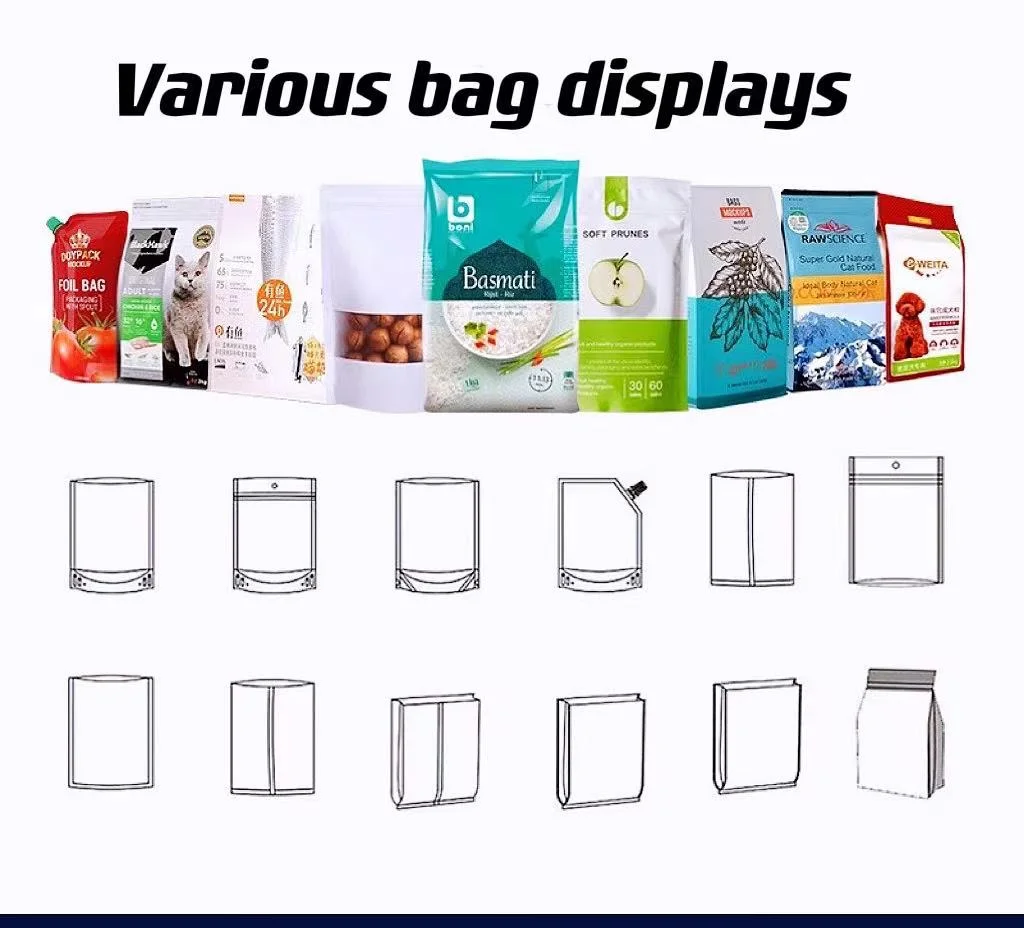 Sachet/Soy/Sauce/Vinegar/Oil/Coffee/Milk Tea/Pouch/Powder/Liquid/Seasoning/Snack/Mustard Automatic Sealing Vacuum Food Packing Packaging Machine1