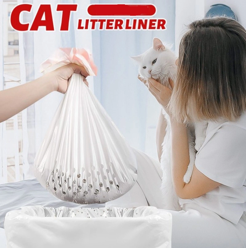 Hot Sale Pet Supplies Cat Convenient Filter Net Cleaning Tool Cat Litter Box Liner Cat Litter Bag