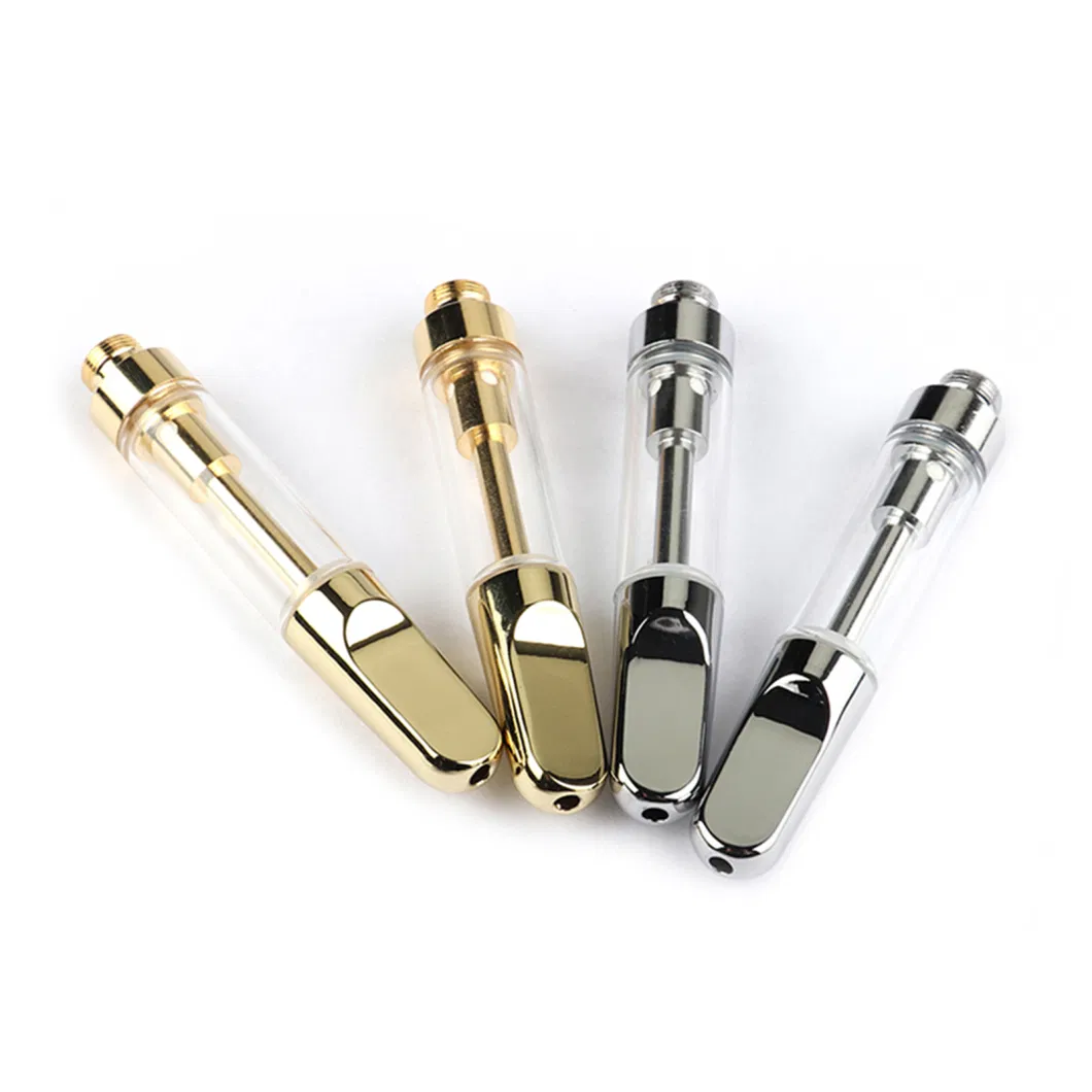 Whoslesale OEM Empty Ceramic Disposable Packaging 510 Thread Vaporizer Kit 0.5ml 1ml Hhc Thick Oil Atomizer All Glass Carts Refillable Wax Vape Pen Cartridge