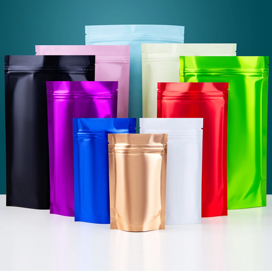 Edible Smell Proof Zipper Mylar Plastic Bag