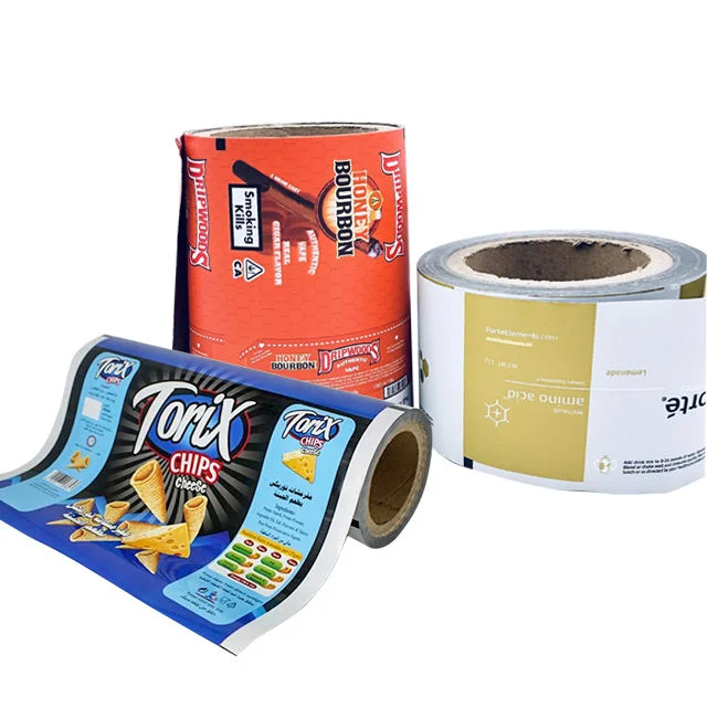 BOPP CPP Film Plastic Roll Coffee Stick Milk Tea Chili Powder Sachet Roll Film Food Packaging