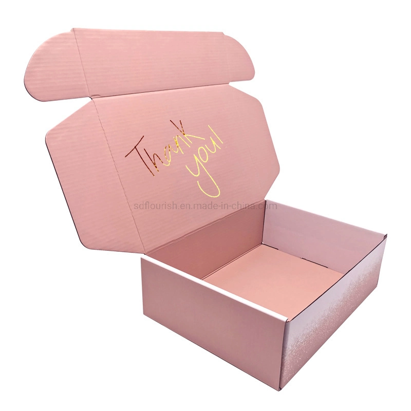 Modern Style Recyclable Custom Logo Printed Cardboard Corrugated E-Commerce Business Packaging Mailing Boxes