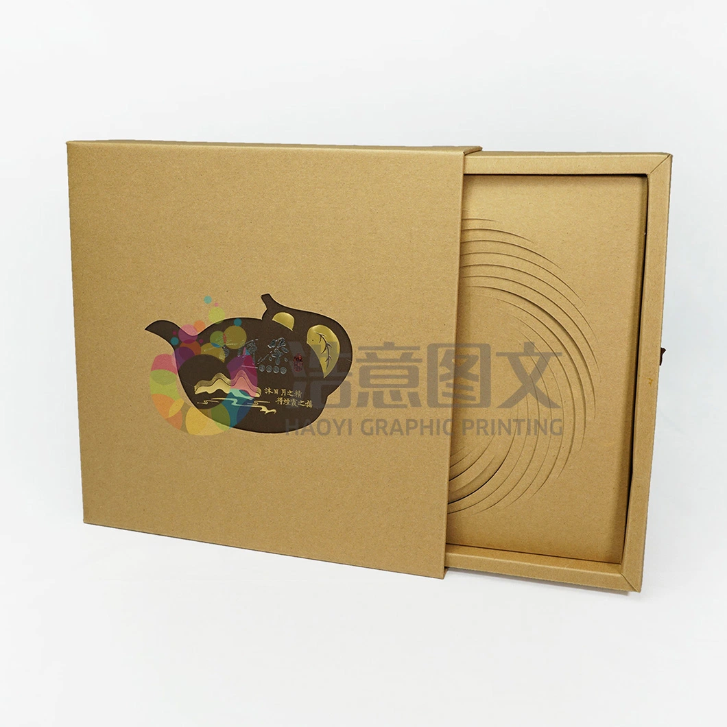 China Wholesale Kraft Paper/Creative Tea Gift Box/Drawer Box Packaging