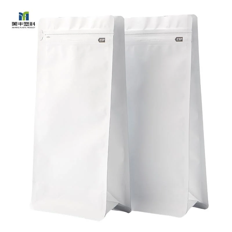 Environmentally Friendly Empty Coffee Bag with Valve and Zipper Export