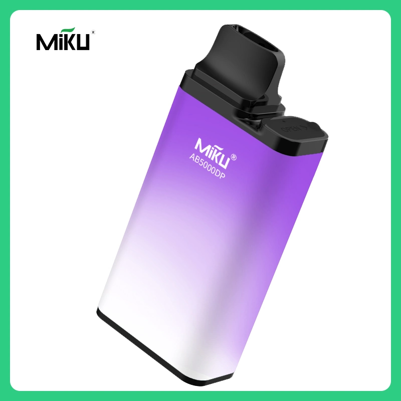 Wholesale Miku Puff Bar 5000puffs Ecig 10 Ml Liquid Capacity 500mAh Battery Rechargeable Type-C