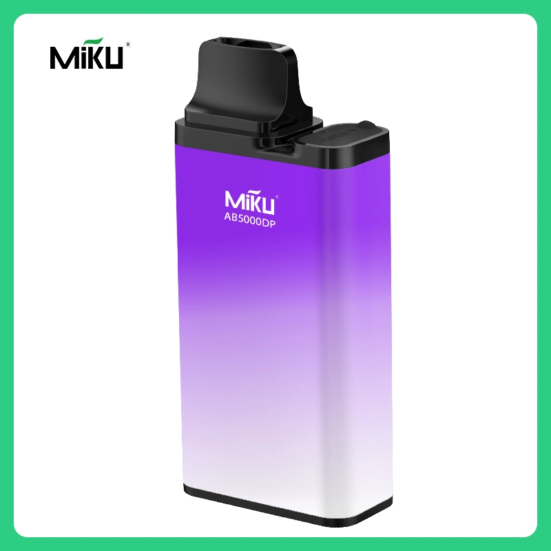 Wholesale Miku Puff Bar 5000puffs Ecig 10 Ml Liquid Capacity 500mAh Battery Rechargeable Type-C