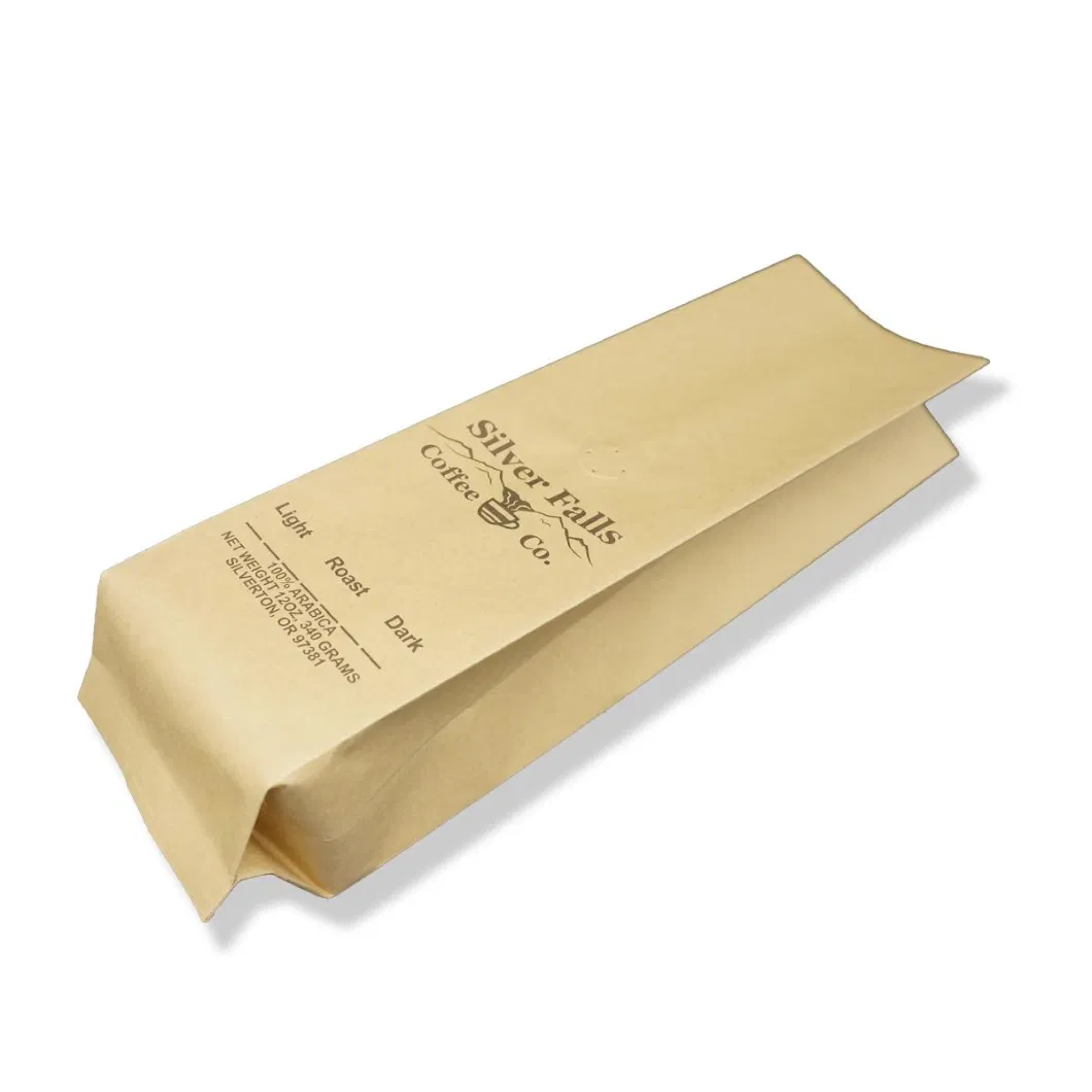 Heat Sealed Kraft Paper Back Sealed Side Gueest Filter Tea Packaging Bag