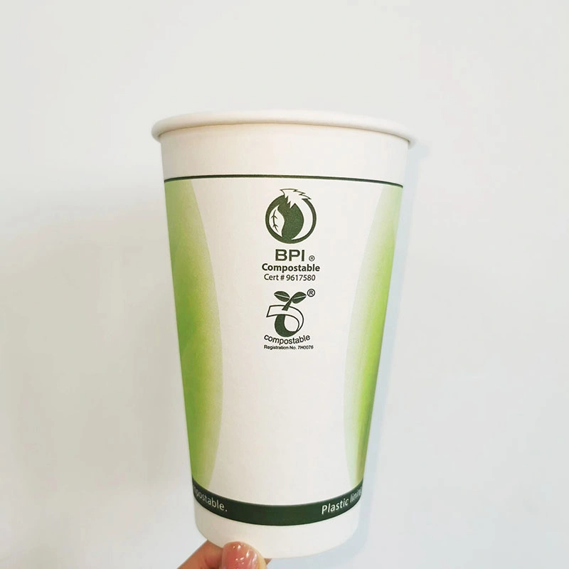 Customized Printed Double Wall Paper Cup Coffee Paper Cup Packaging with PLA Coated