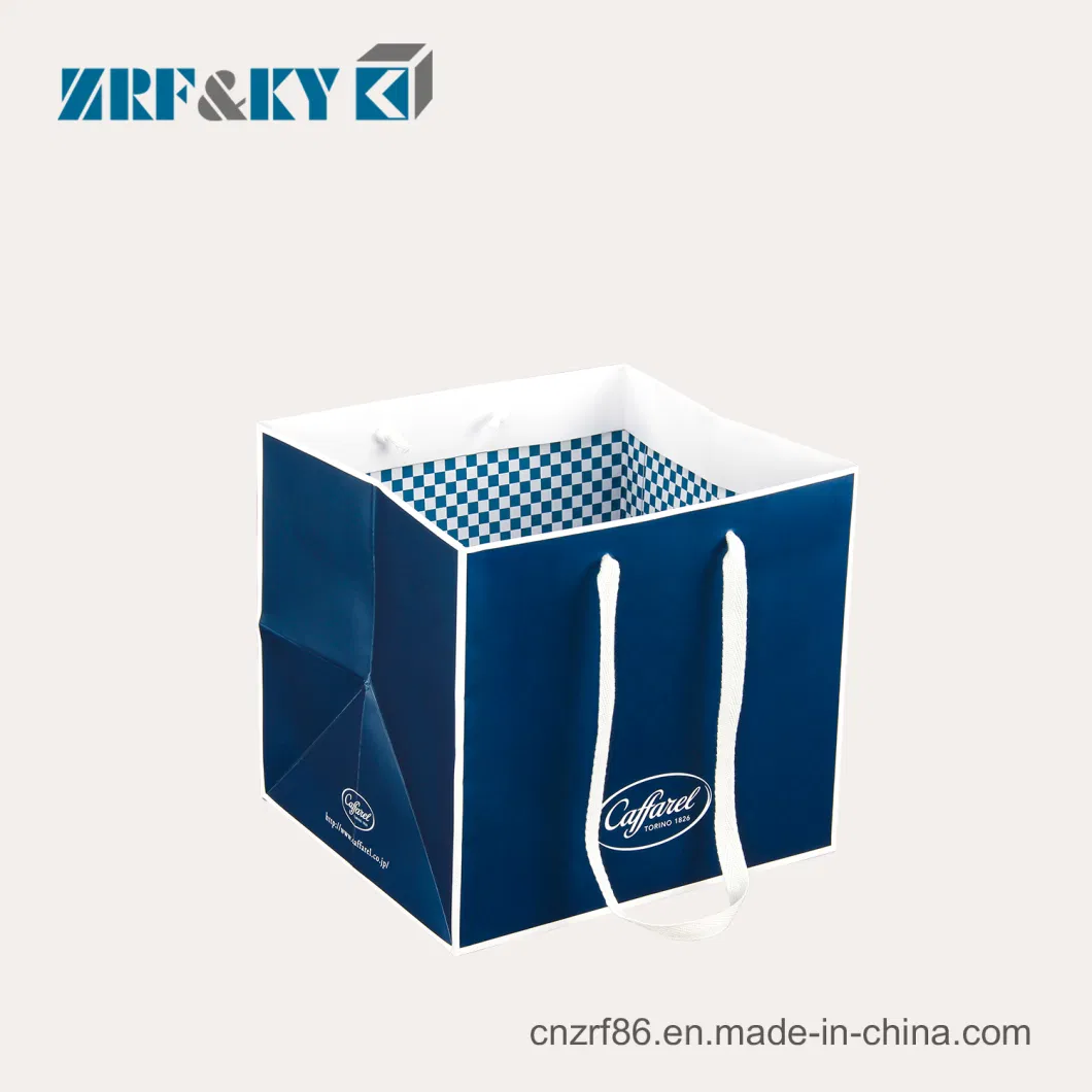 Custom Printed Food Grade Art/Kraft Paper Packaging Coffee/Food/Beverage/Shopping/Gift Bags Supplier