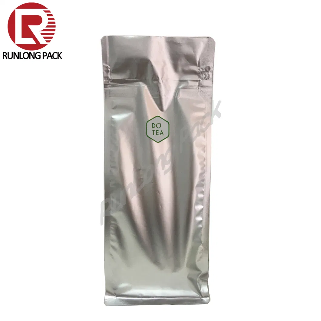 Runlong Pack Custom Printing Stand up Zip Lock Pouch Plastic Bag Tea Packaging Bags