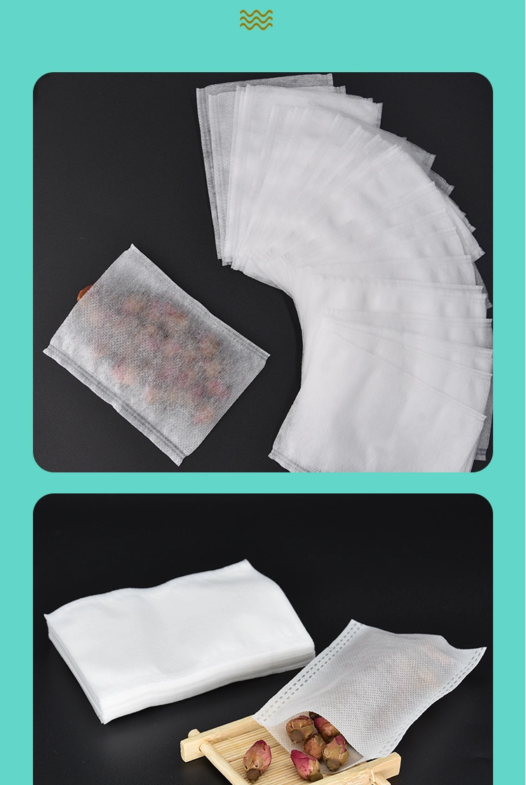 70X90mm Non-Woven Fabric Heat Sealing Empty Tea Bag for Make Milk Tea