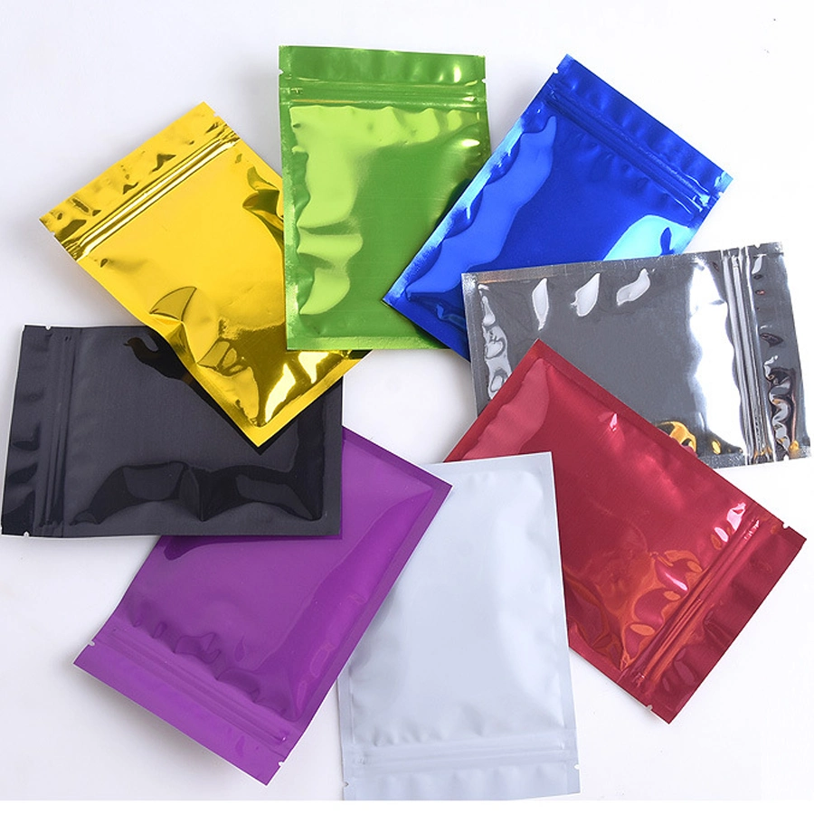 Edible Smell Proof Zipper Mylar Plastic Bag