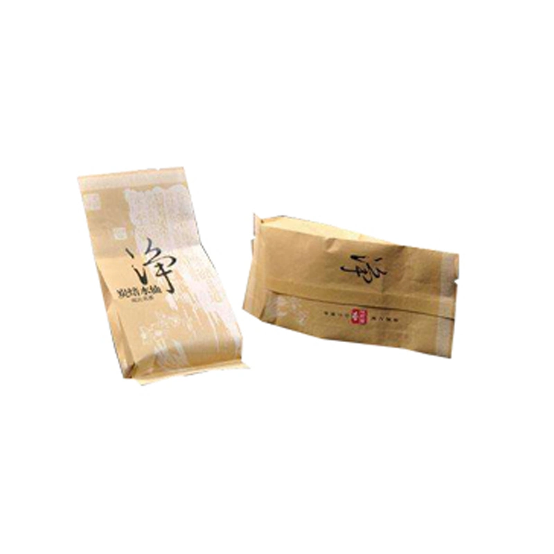 Eco-Friendly Tea Nut Candy Biscuit Kraft Paper Packaging with Small Size