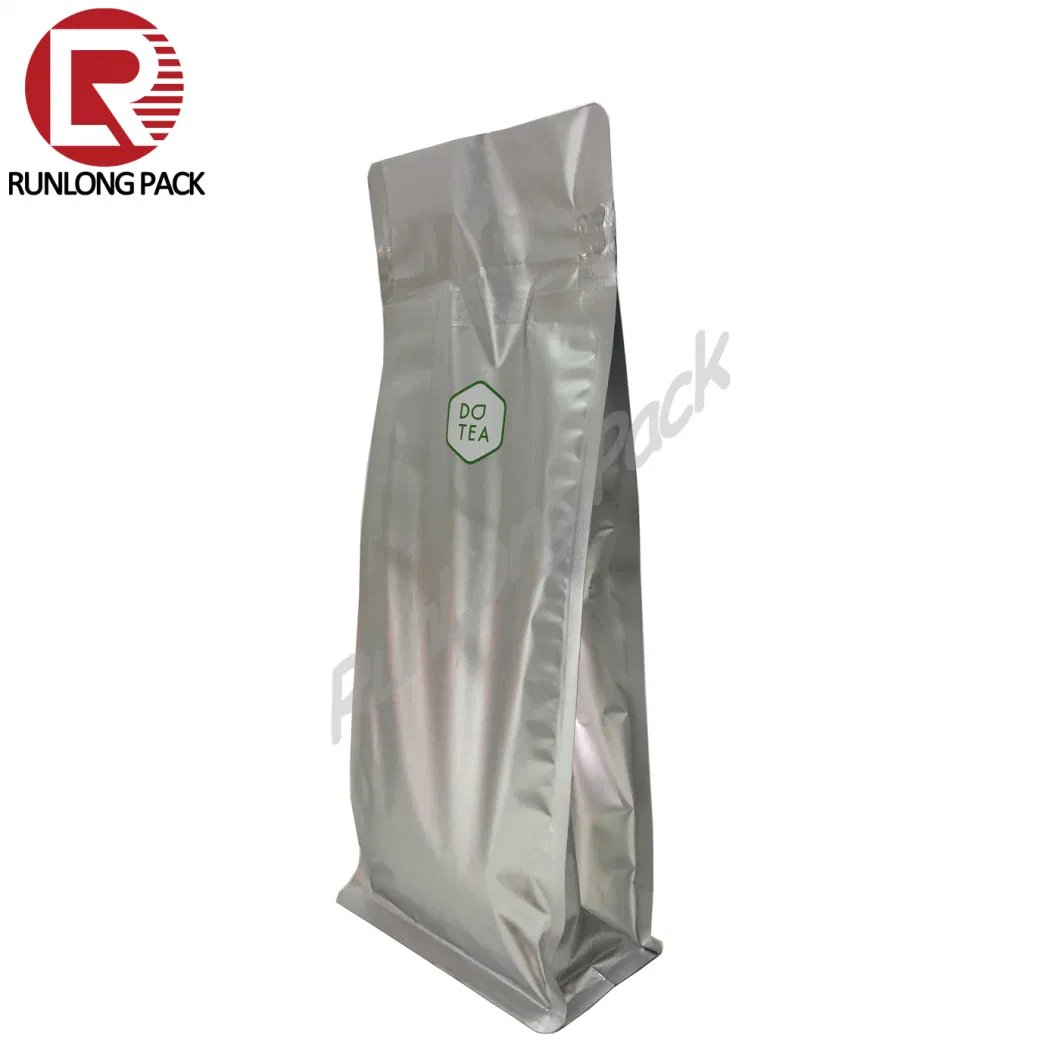 Runlong Pack Custom Printing Stand up Zip Lock Pouch Plastic Bag Tea Packaging Bags