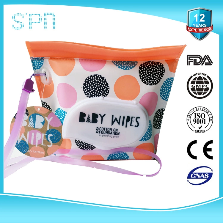 Special Nonwovens Individually Packaged 32counts Disinfectant Soft Customized EVA Pouch Cleaning Baby Wet Wipes