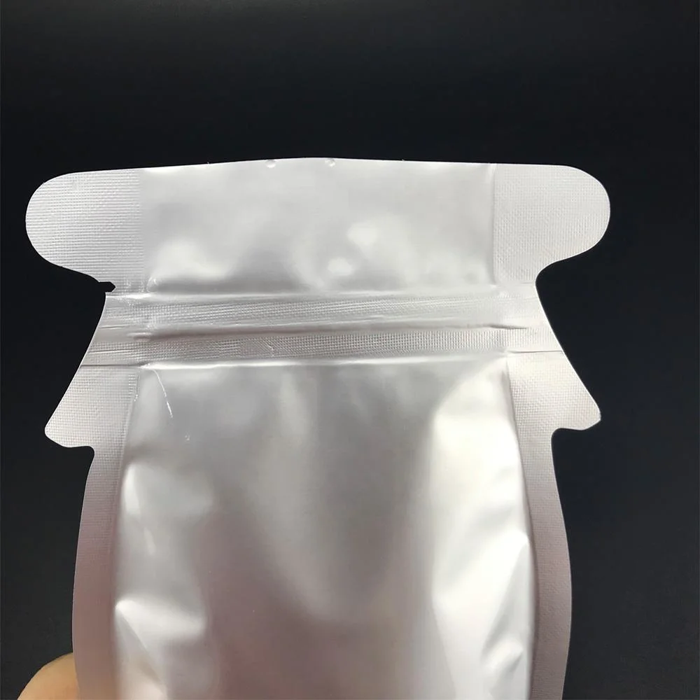 Wholesale Stand up Custom Shaped Empty Black Slim Tea Plastic Packaging Bags