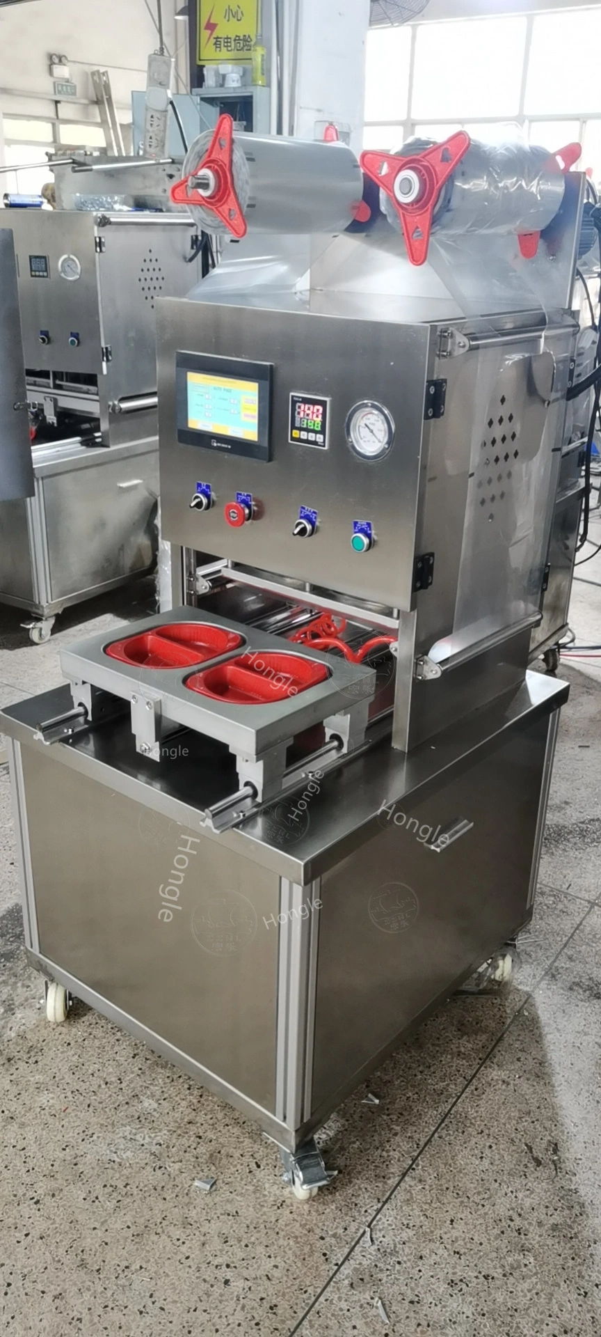 Brand New Automatic Manual Map Tray Sealing Machine for Yogurt Plastic Boba Cup Sealer Film