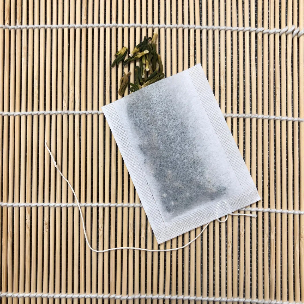 Customized 6*8cm Filter Paper Heat-Sealing Empty Tea Bag with String No Tag