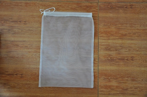 Drawstring Polyester Monofilament Filter Bag for Retaining Carbon and Zeolite, 250 Micron, 12&quot; X 18&quot;