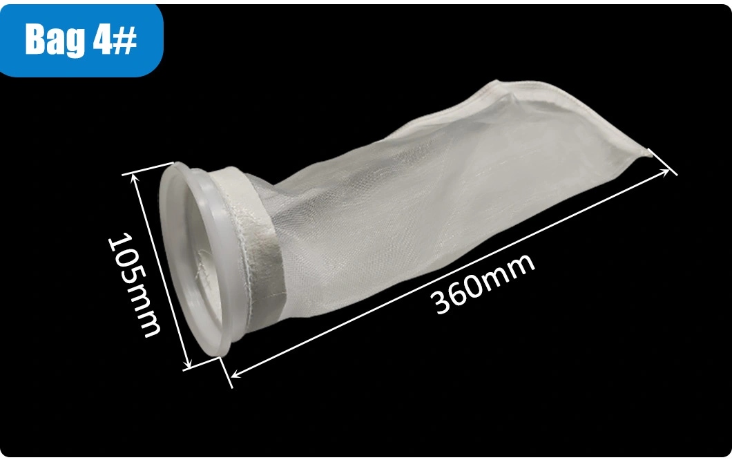 180mm*410mm Nmo/Nylon Liquid Filter Bag with Drawstring