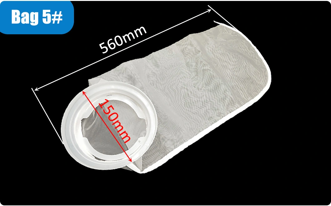 PP PE Aquarium Filter Sock Water Industry Filter Bag for Filtration Micron Liquid Nylon 1 5 10 25 50 100 150 White Provided 0.5