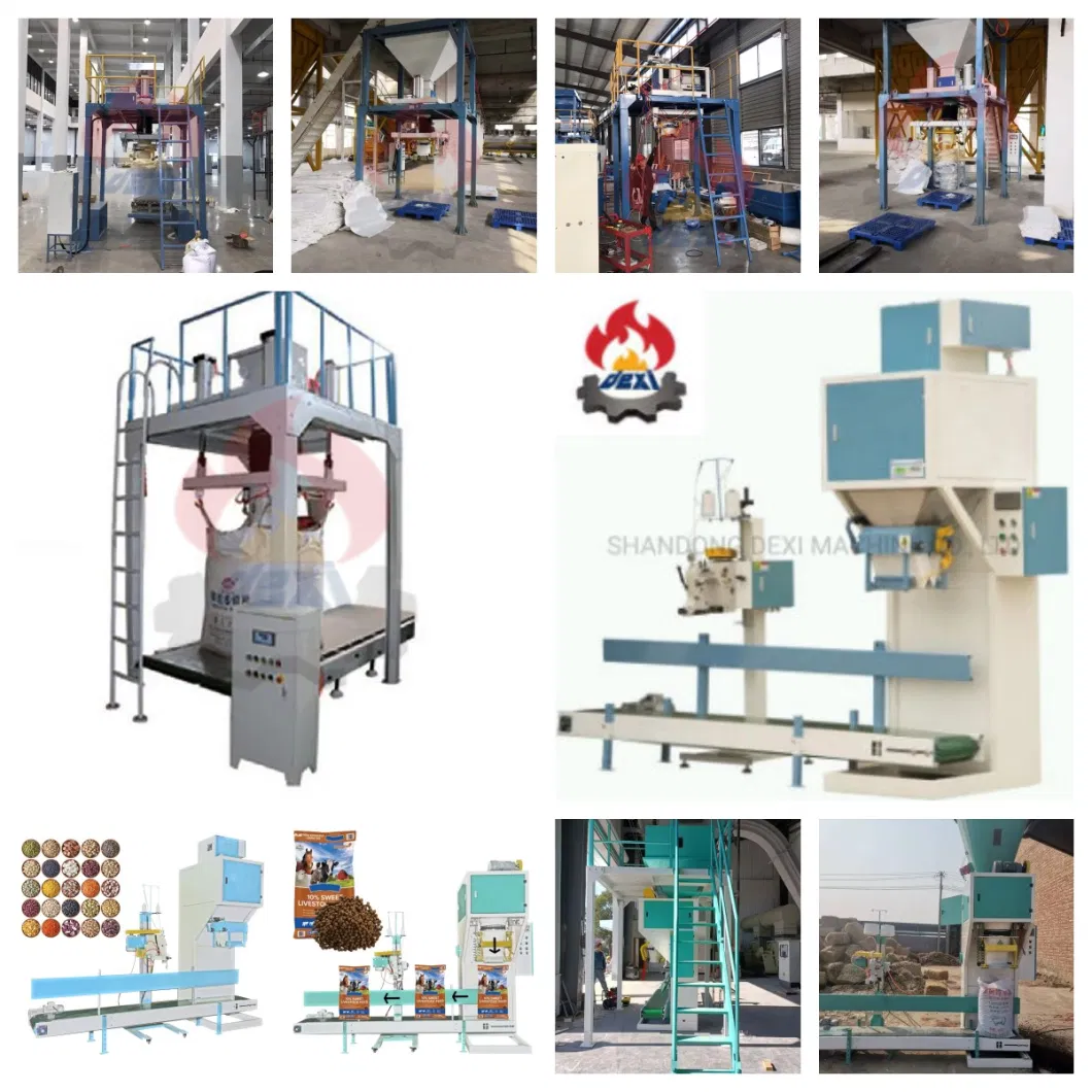 Automatic Weighing and Packaging Machine Grain Corn Quantitative Packaging Called Biomass Pellet Organic Fertilizer Feed Powder Packaging Machine